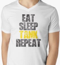 Eat Sleep Tank Repeat Men's V-Neck T-Shirt