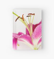 Rosa Stargazerlilie Notizbuch