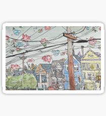 San Francisco Houses #7 Sticker