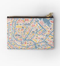 Amsterdam City Map Studio Pouch