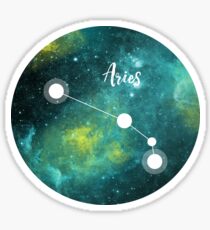 Aries Zodiac Sign, March 21 - April 19 Sticker