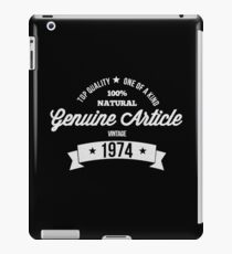 Vintage 1974 iPad Case/Skin