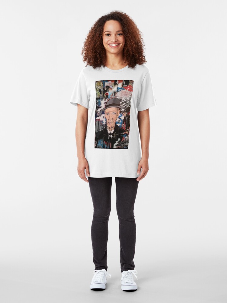 Alternate view of William S. Burroughs. Naked Lunch Slim Fit T-Shirt
