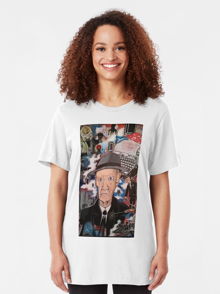 Alternate view of William S. Burroughs. Naked Lunch Slim Fit T-Shirt