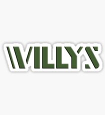 Willys Tailgate Logo Sticker