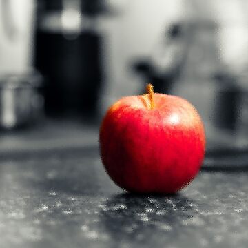 Artwork thumbnail, Red Apple with shades of red by santoshputhran