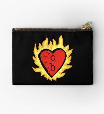 clothes over bros heart logo Studio Pouch