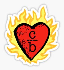 clothes over bros heart logo Sticker