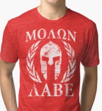 molon labe 1 Tri-blend T-Shirt