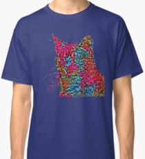 Artificial neural style Rose wild cat Classic T-Shirt