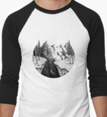 The Mountains Men's Baseball ¾ T-Shirt