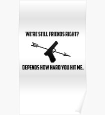 Clintasha CW quote Poster