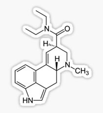 LSD Molecule Sticker