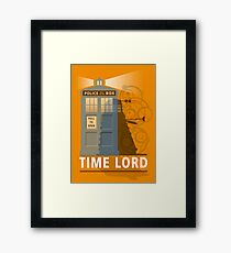 Time lord Framed Print