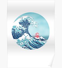 Póster Ponyo y el gran wawe (mejor versión)