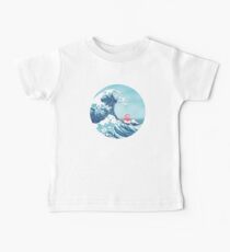 Ponyo and the great wawe (best version) Baby Tee