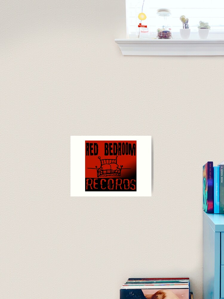 Red Bedroom Records Art Print