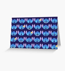 The Many Faces of Stitch Greeting Card