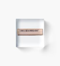 FRESH AVACADO Acrylic Block