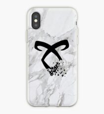 Vinilo o funda para iPhone runa angelical de mármol