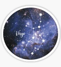 Virgo Zodiac Sign, August 23 - September 22 Sticker