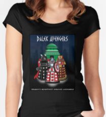 Marvel at the Su-WHO-per-heroes Women's Fitted Scoop T-Shirt
