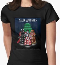 Marvel at the Su-WHO-per-heroes Women's Fitted T-Shirt
