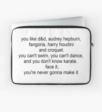 I'm Not Okay speech Laptop Sleeve