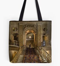 Chatsworth house-Stairs Tote Bag