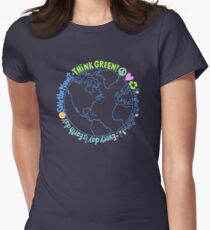 Think Green World Women's Fitted T-Shirt