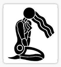 sitting creature Sticker
