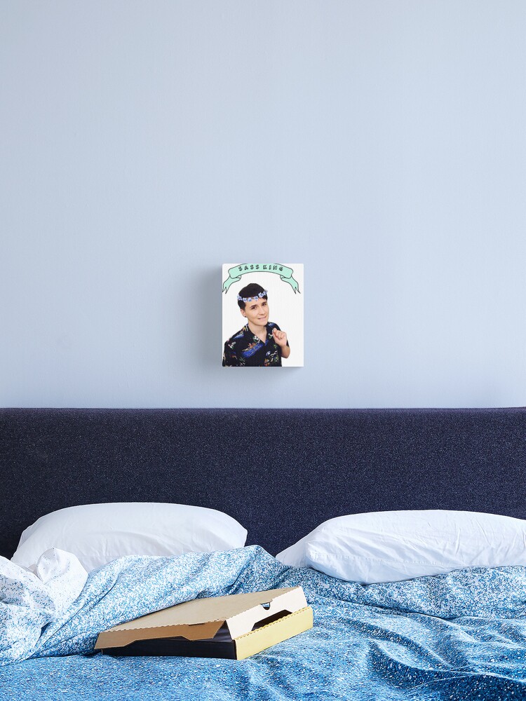 Dan Howell Pastel Sass King Canvas Print