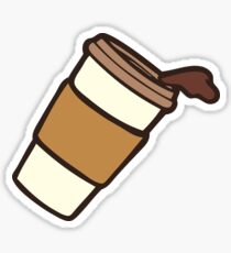 Take it Away Coffee Pattern Sticker