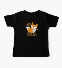 Crazy Fox lady Baby Tee