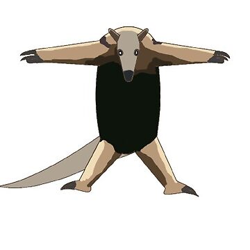 T-Pose Anteater Tamandua T Pose 😱 #wildlife 