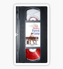 Forrest Gump vhs case Sticker