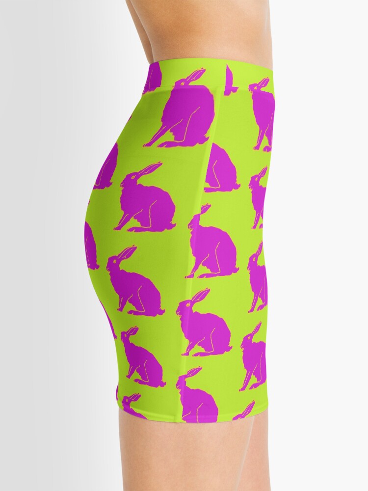 Alternate view of Pink rabbit Mini Skirt