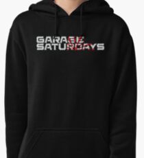 Garage Saturdays white sketch and sun Pullover Hoodie