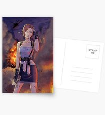 Resident Evil - Jill Valentine Tribut Postkarten