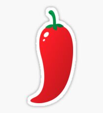 Red chili pepper jalapeno sticker Sticker