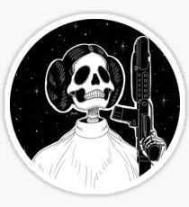 Leia (Stack's Skull Sunday) Sticker