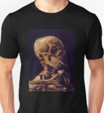 Vincent Van Gogh's 'Skull with a Burning Cigarette' Unisex T-Shirt