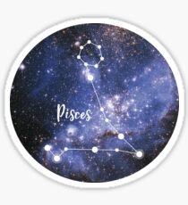 Pisces Zodiac Sign, February 19 - March 20 Sticker