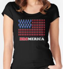 BroMerica Women's Fitted Scoop T-Shirt