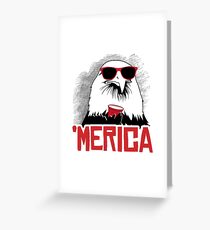 'Merican Eagle Greeting Card