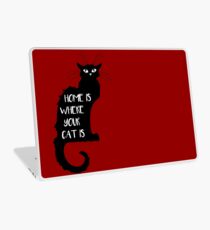 Cat - Home is where your cat is Laptop Skin