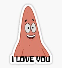 Patrick Loves You - Spongebob Sticker