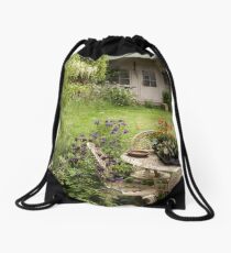 Disheveled little garden! Drawstring Bag