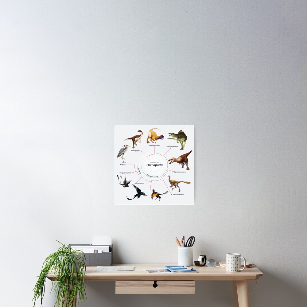 Theropoda: The Cladogram Poster