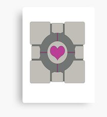 Companion Cube Canvas Print